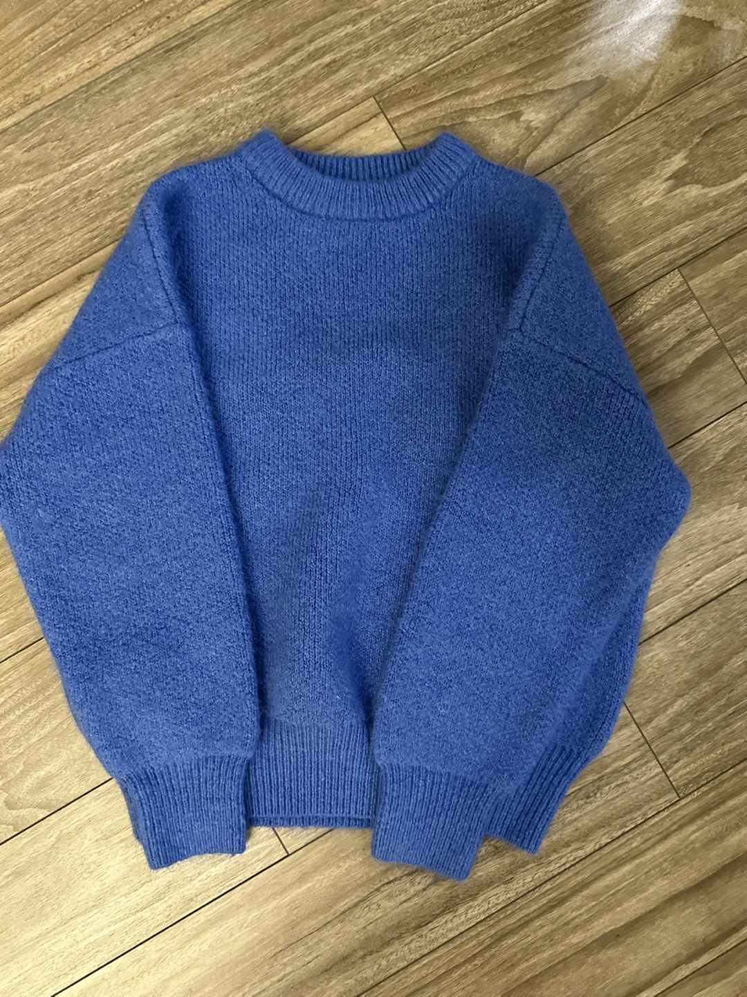Oak + Fort Blue Knit Sweater