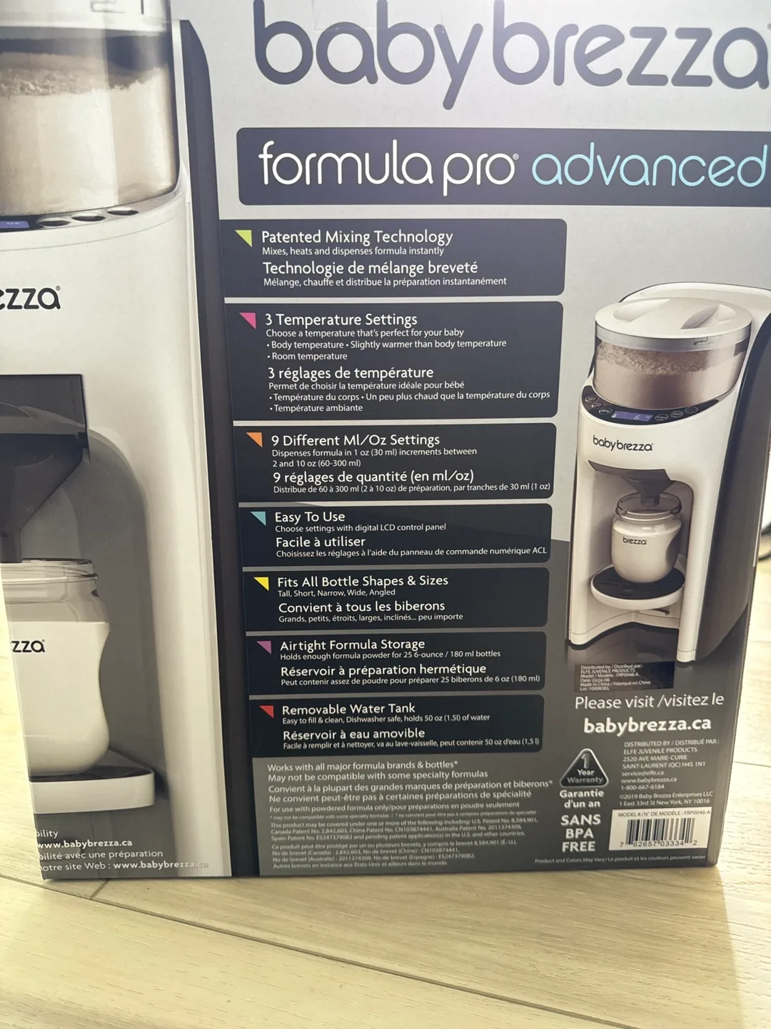 Baby Brezza Formula Pro Advanced image indicator(5)
