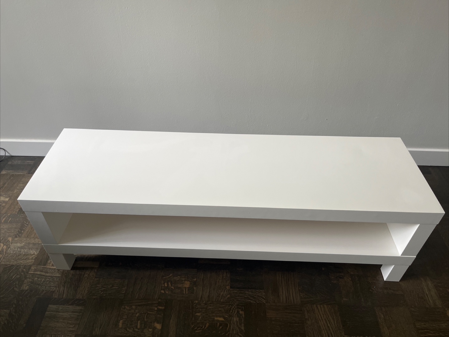 White TV bench - photo 2