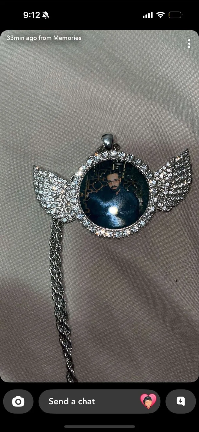Wing Pendant Necklace drake thumbnail
