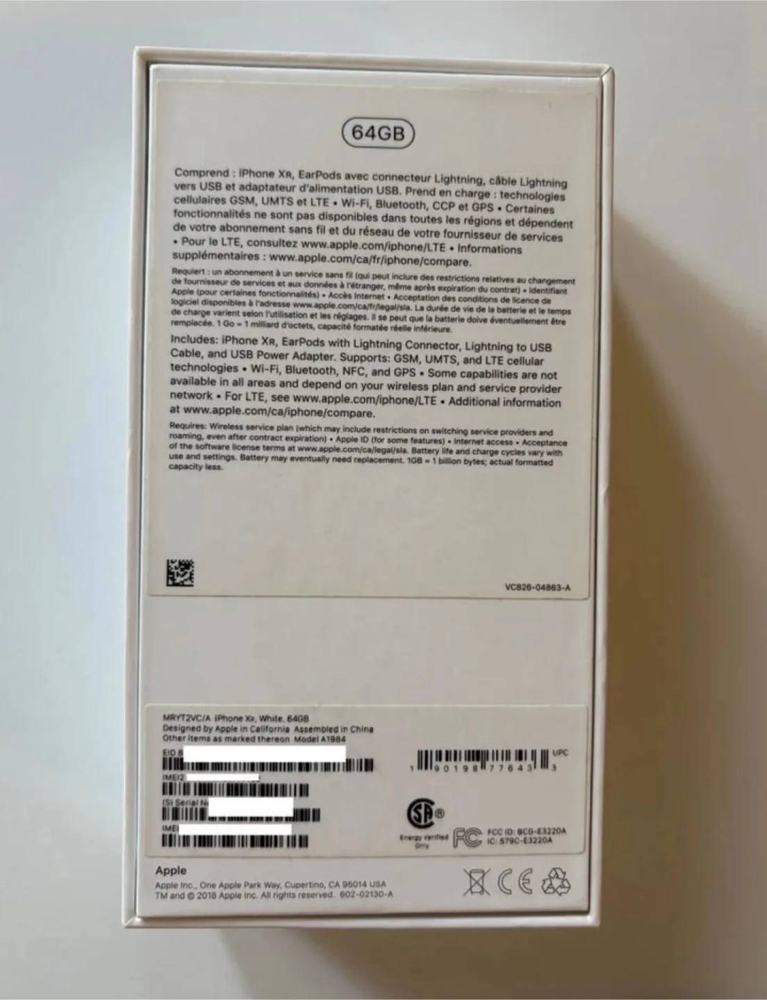 Iphone XR 64GB - Battery replaced from Apple Store image indicator(4)