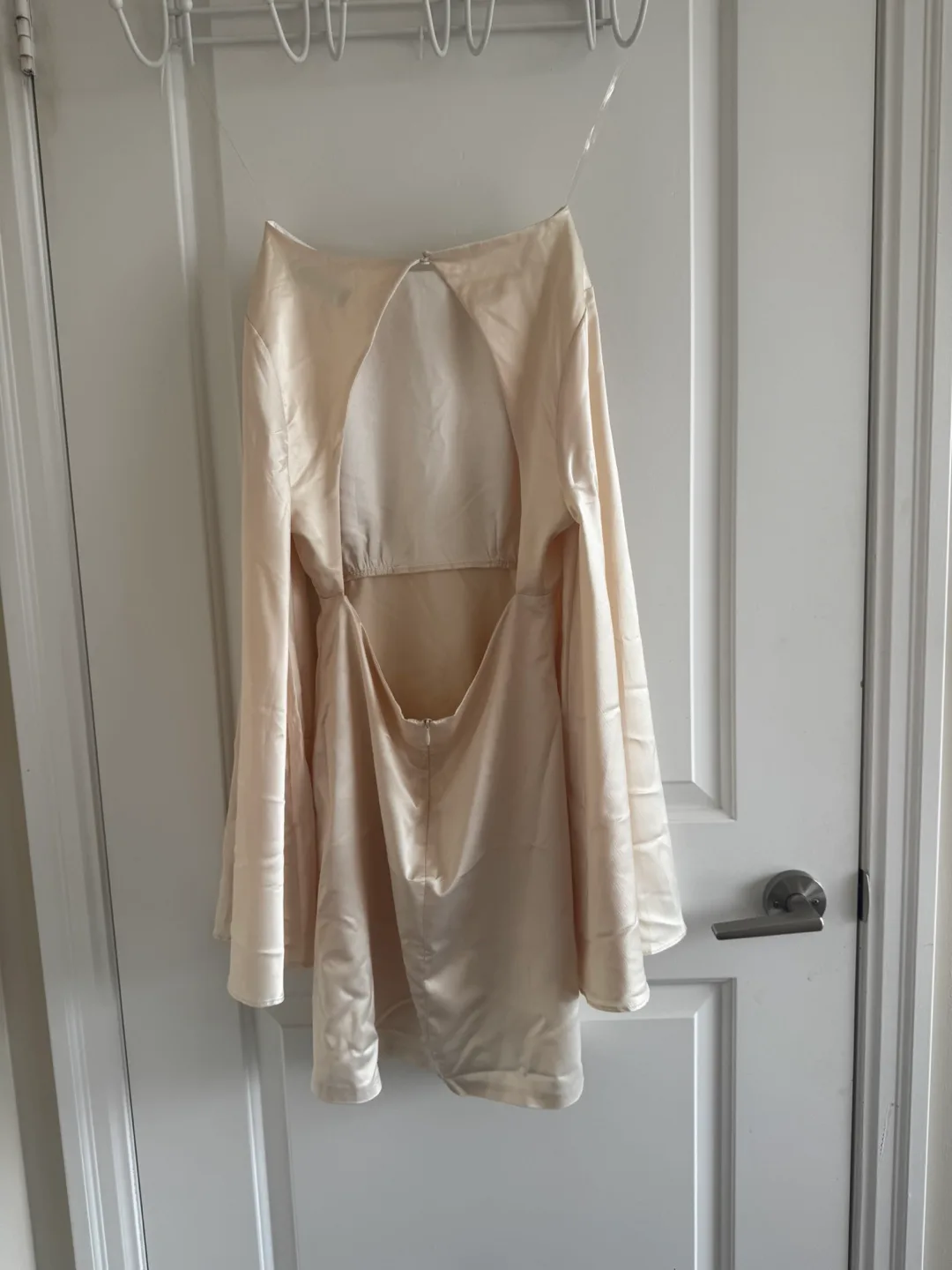 Creamy Satin Dress image indicator(2)