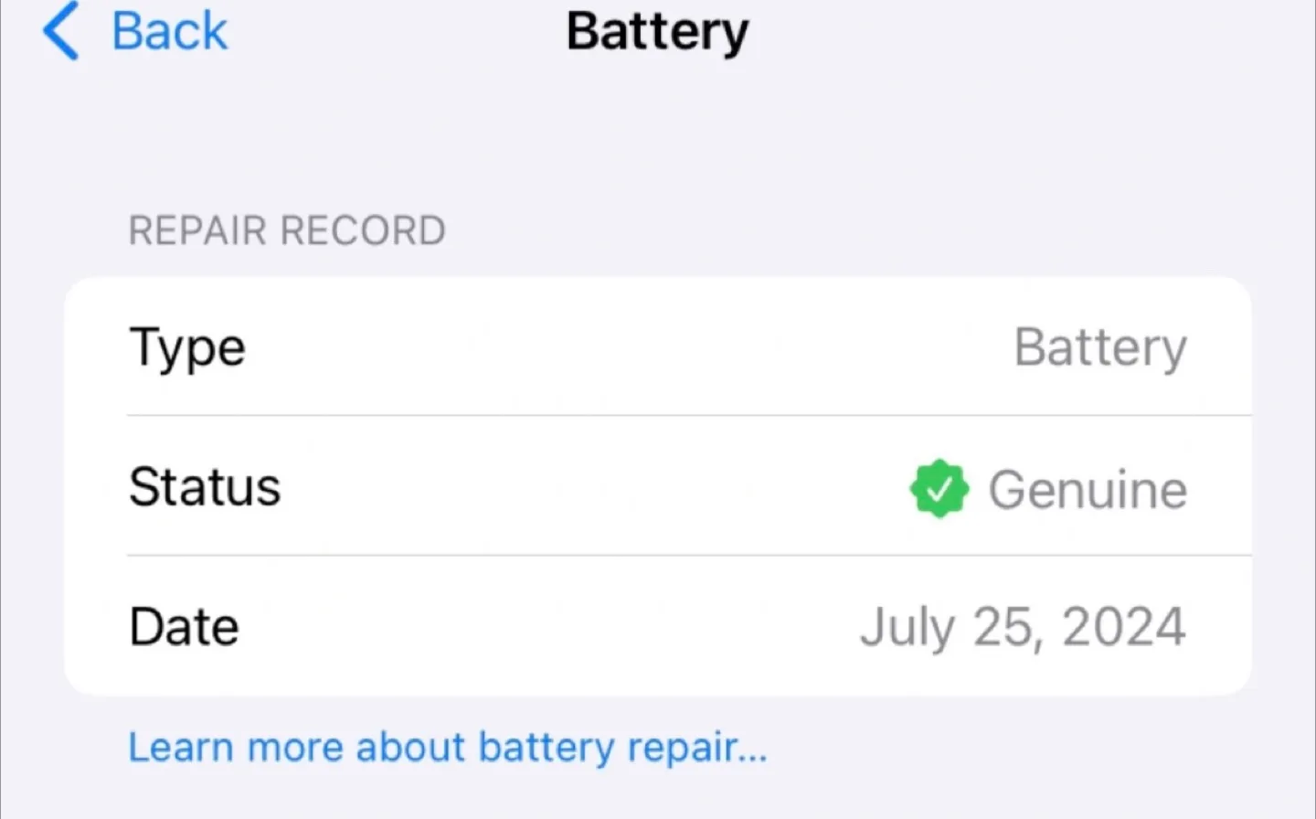 Iphone XR 64GB - Battery replaced from Apple Store image indicator(2)
