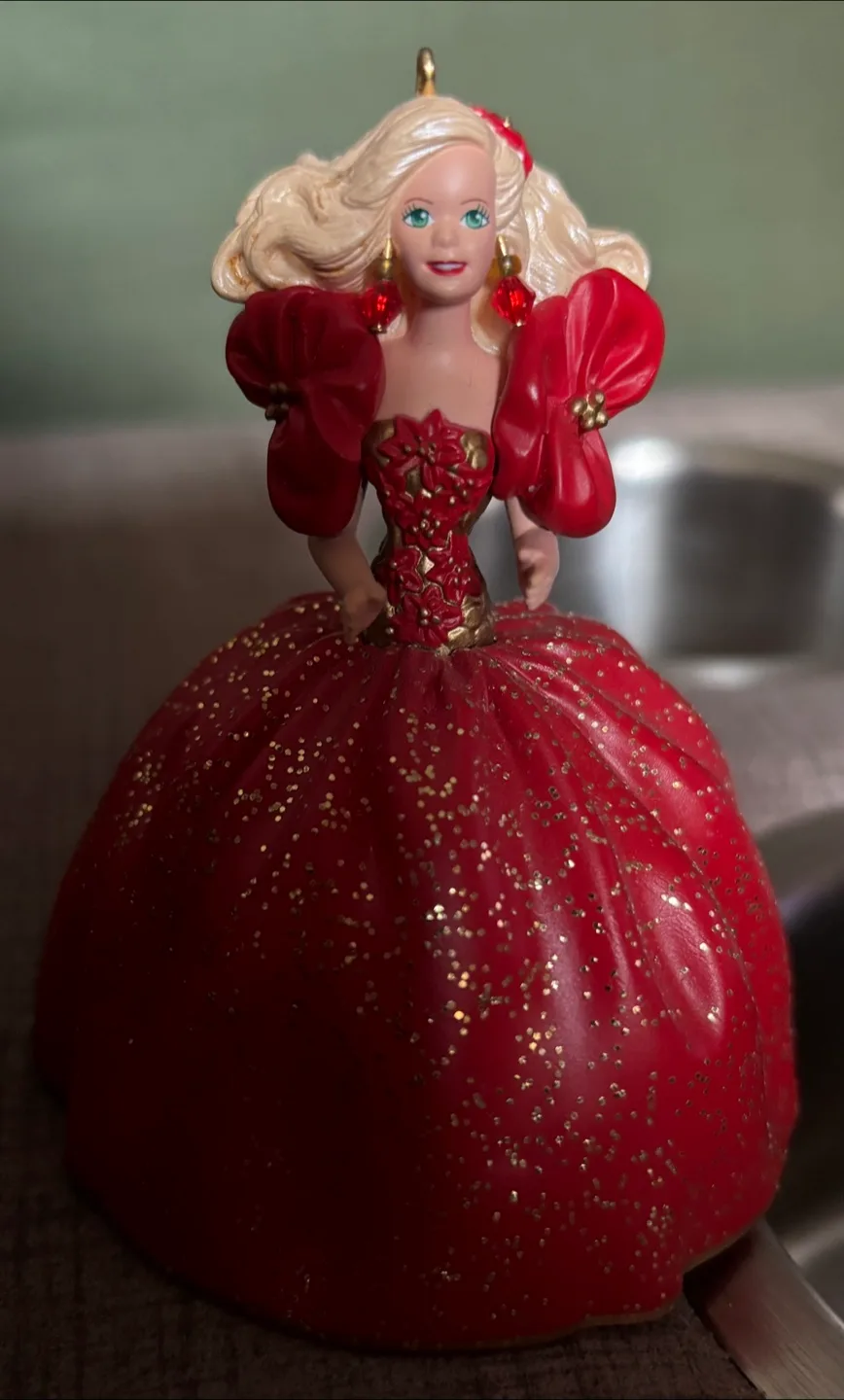 Holiday Barbie 1993 Ornament image indicator(2)