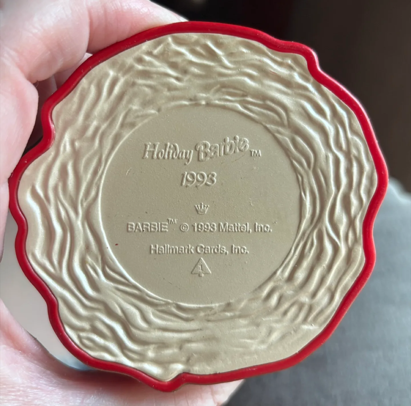 Holiday Barbie 1993 Ornament image indicator(4)