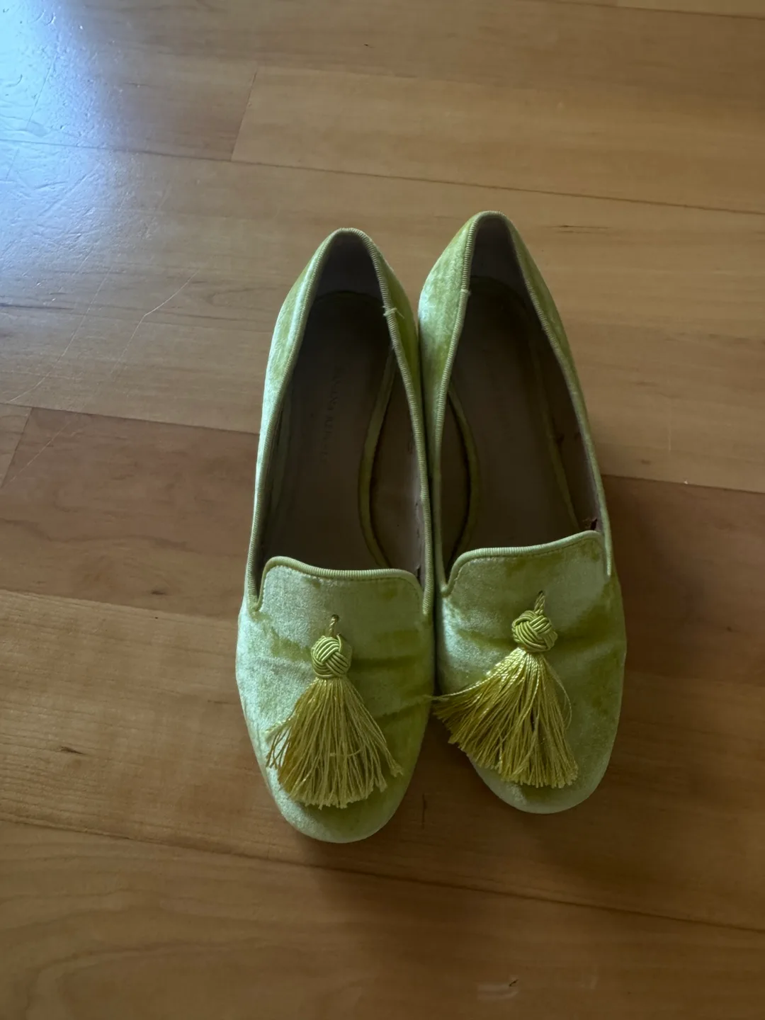 Banana Republic Velvet Tassel Loafers thumbnail