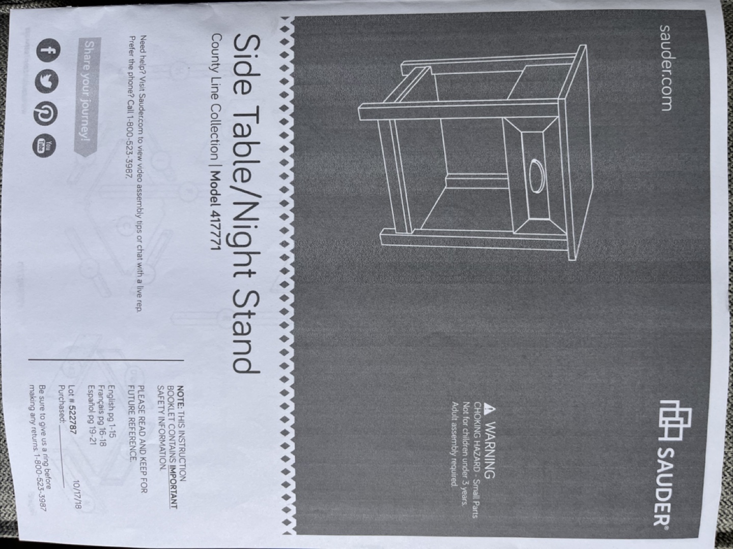Pair of Nightstands - photo 3