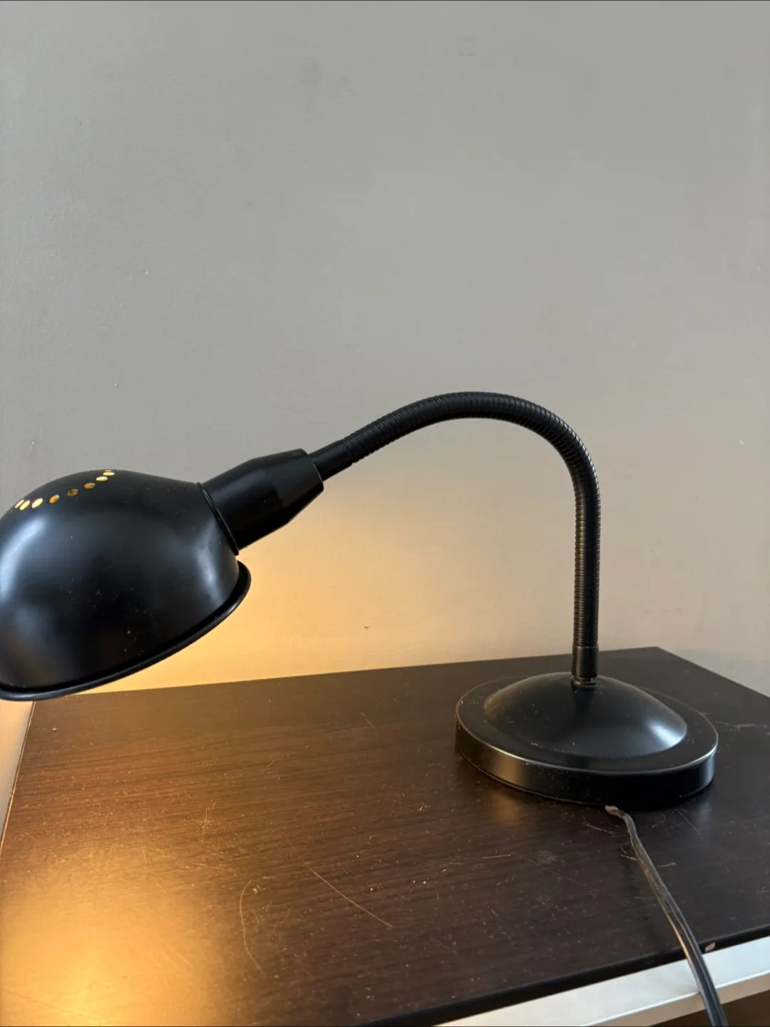 Black Desk IKEA Lamp with Flexible neck image indicator(3)