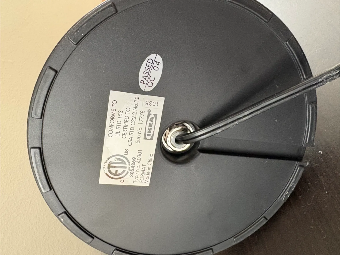 Black Desk IKEA Lamp with Flexible neck image indicator(6)