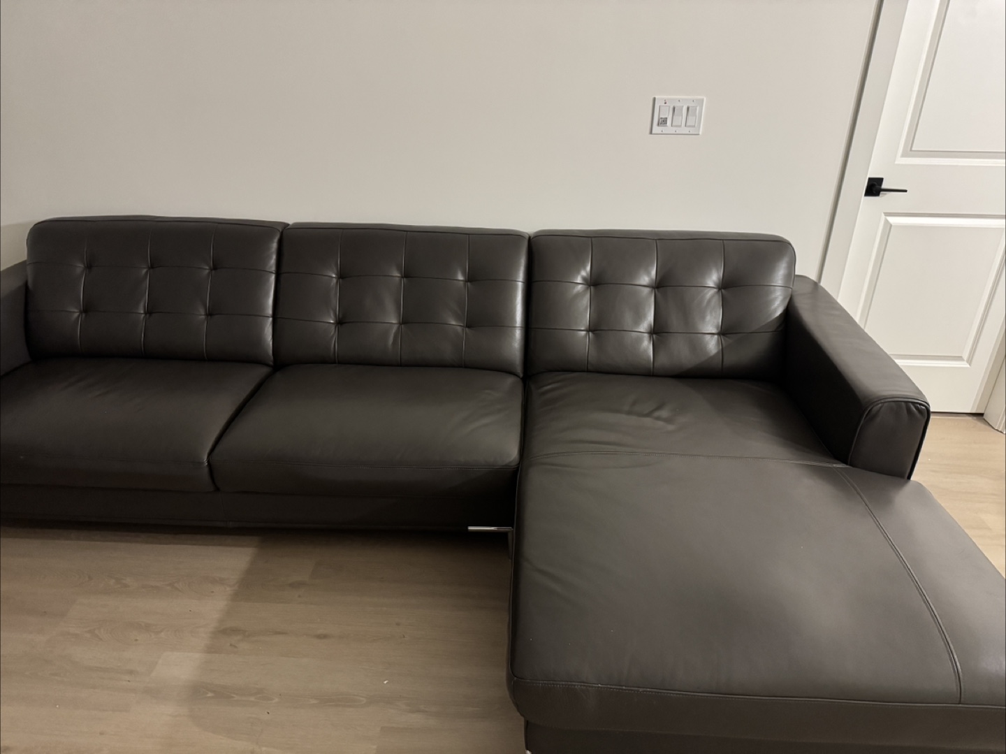 Dark Gray Sectional Couch