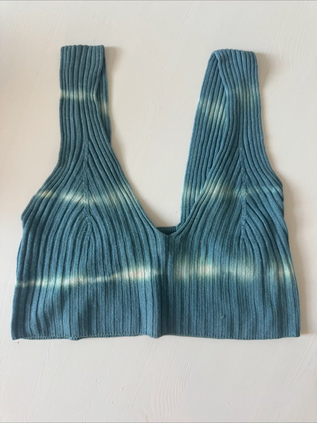 Zara Tie-Dye Ribbed Top thumbnail