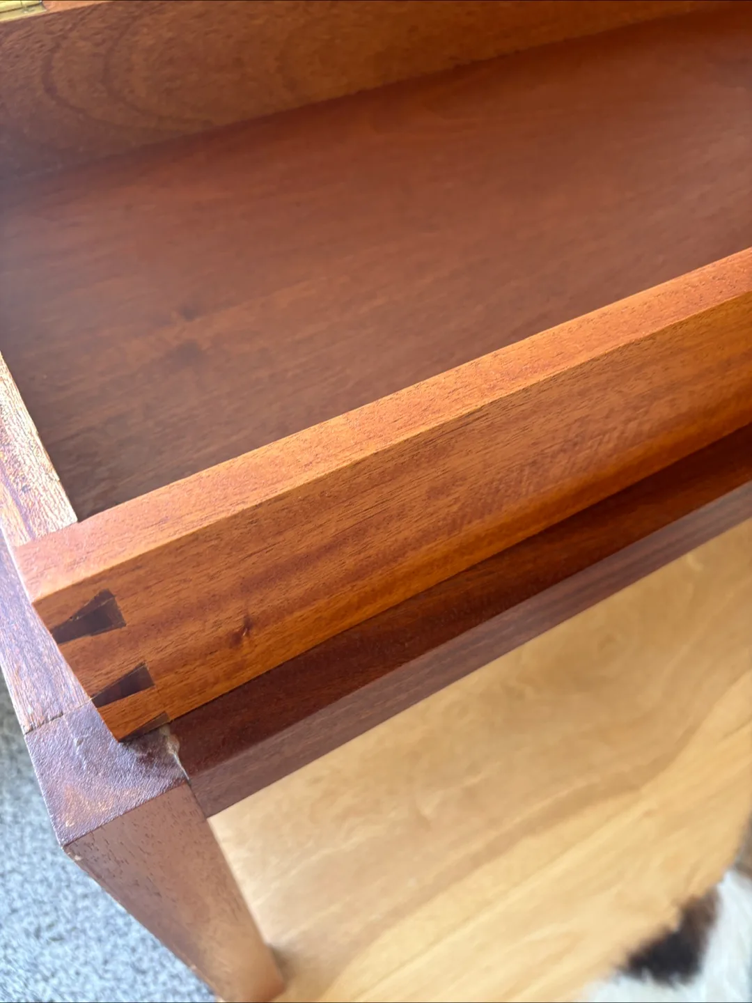 Mahogany Blanket Box and Stand Handmade thumbnail