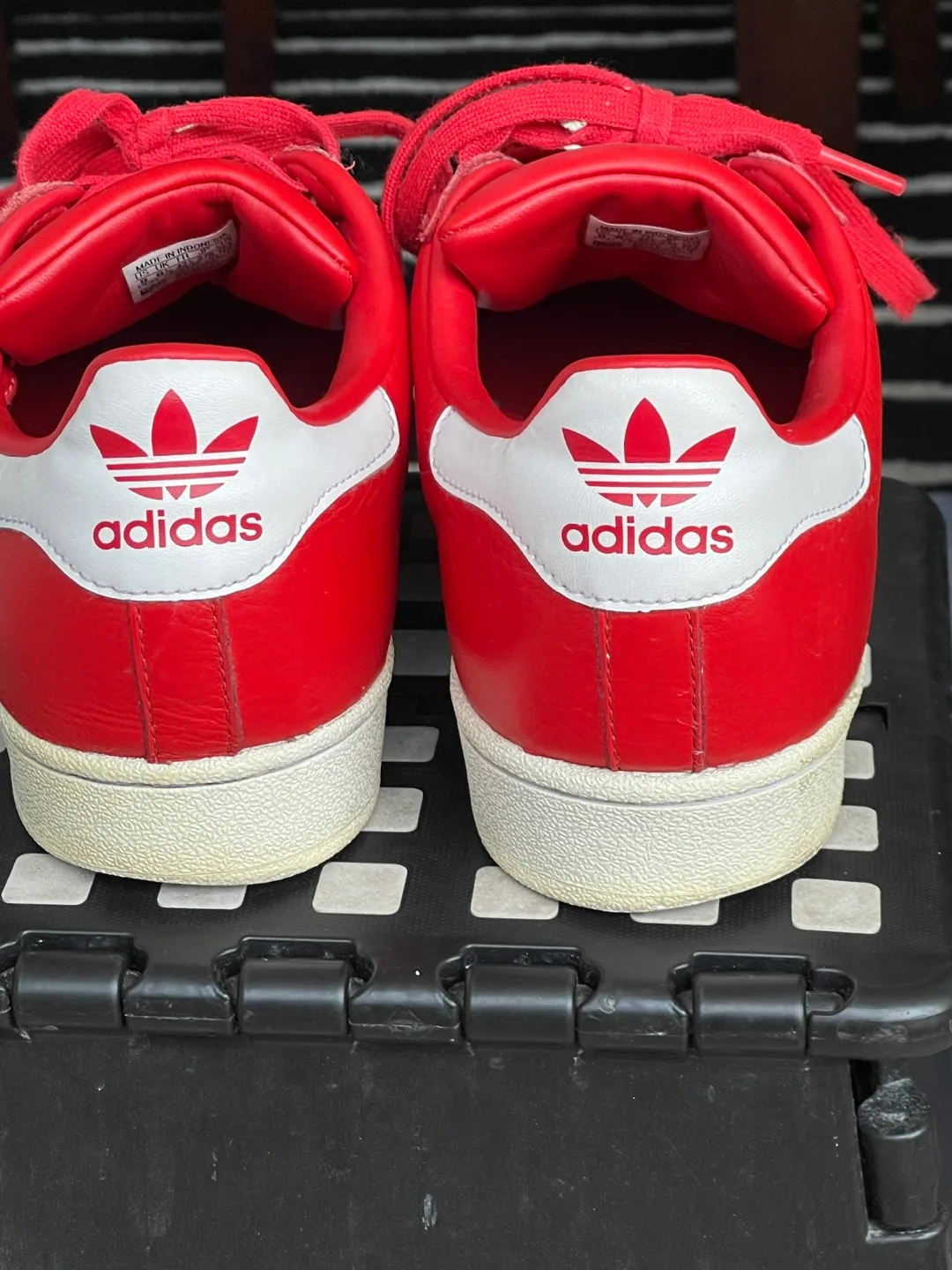 Adidas Superstar Red Sneakers image indicator(3)