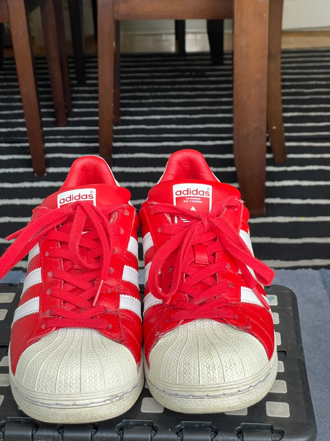 Adidas Superstar Red Sneakers image indicator(2)