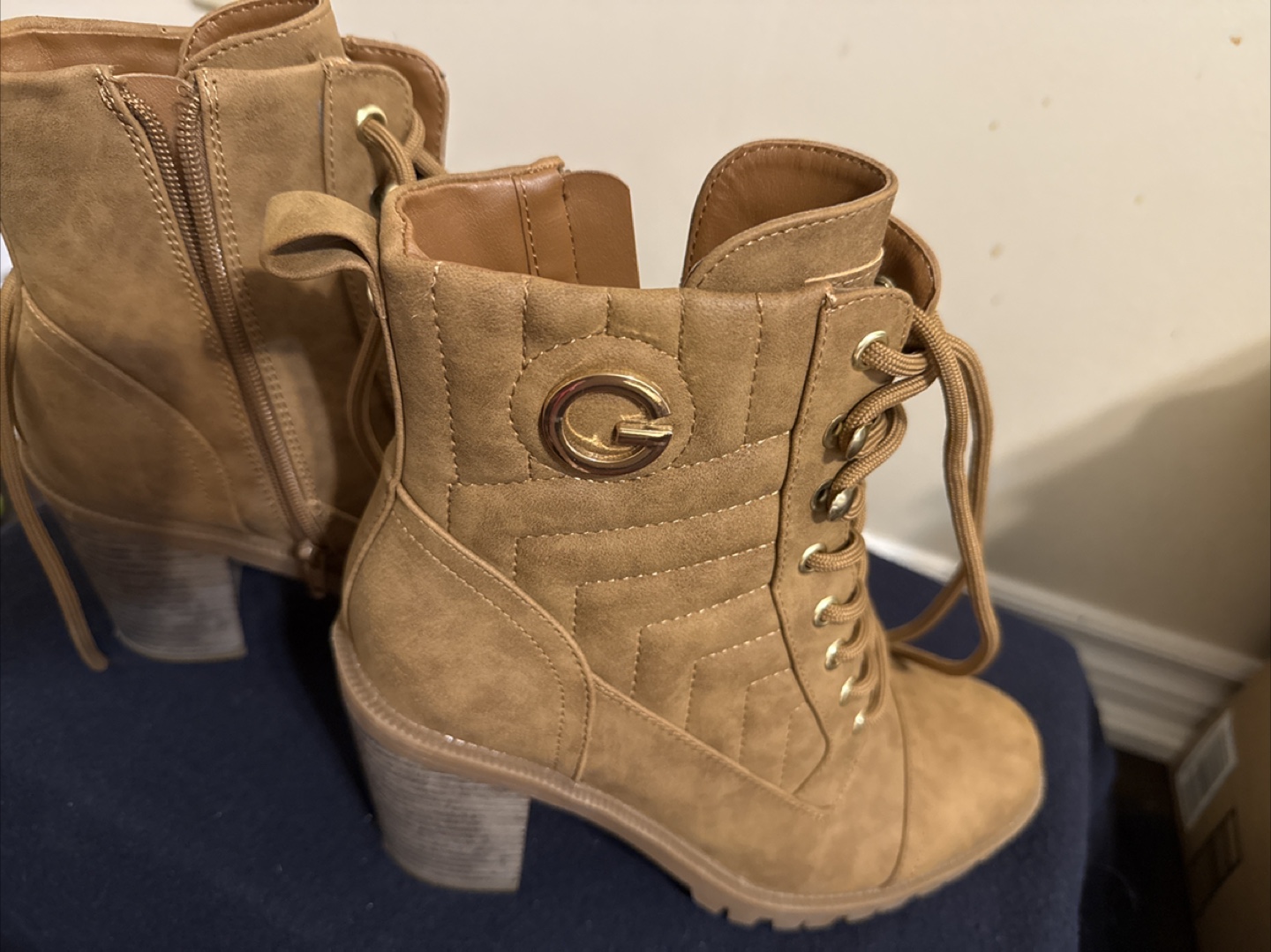 Brown Guess Lace-Up Boots - photo 2