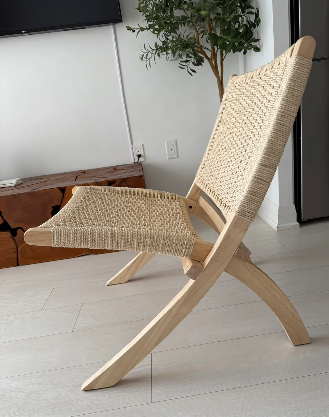 “NEW” Bouclair Rattan Accent Chair image indicator(2)