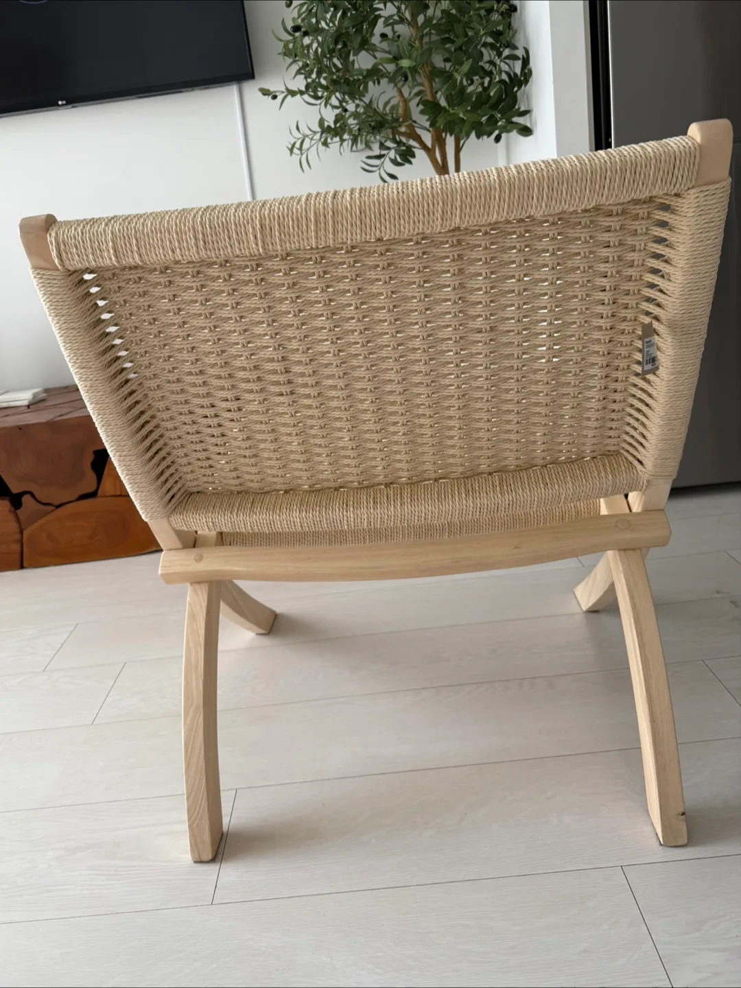 “NEW” Bouclair Rattan Accent Chair image indicator(3)