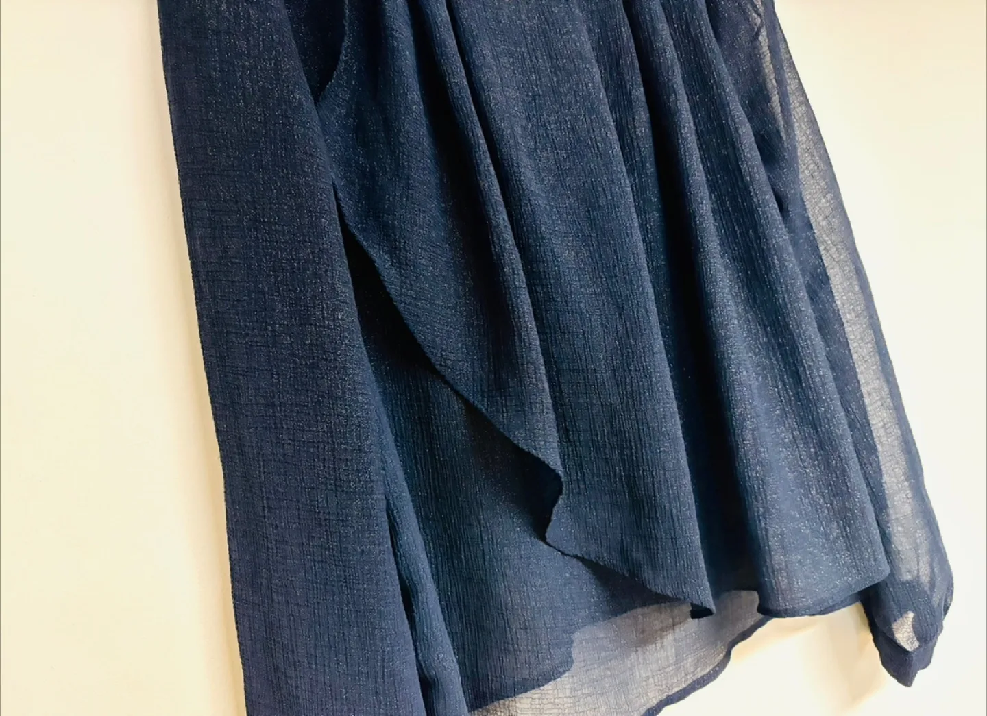 RW&CO. Navy sheer Blouse ‼️final sale ‼️ image indicator(5)