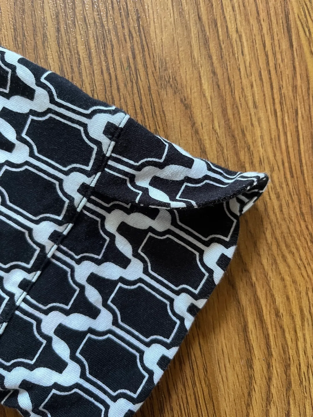 Hatley women’s small Lucy dress, navy white teal geometric print image indicator(3)