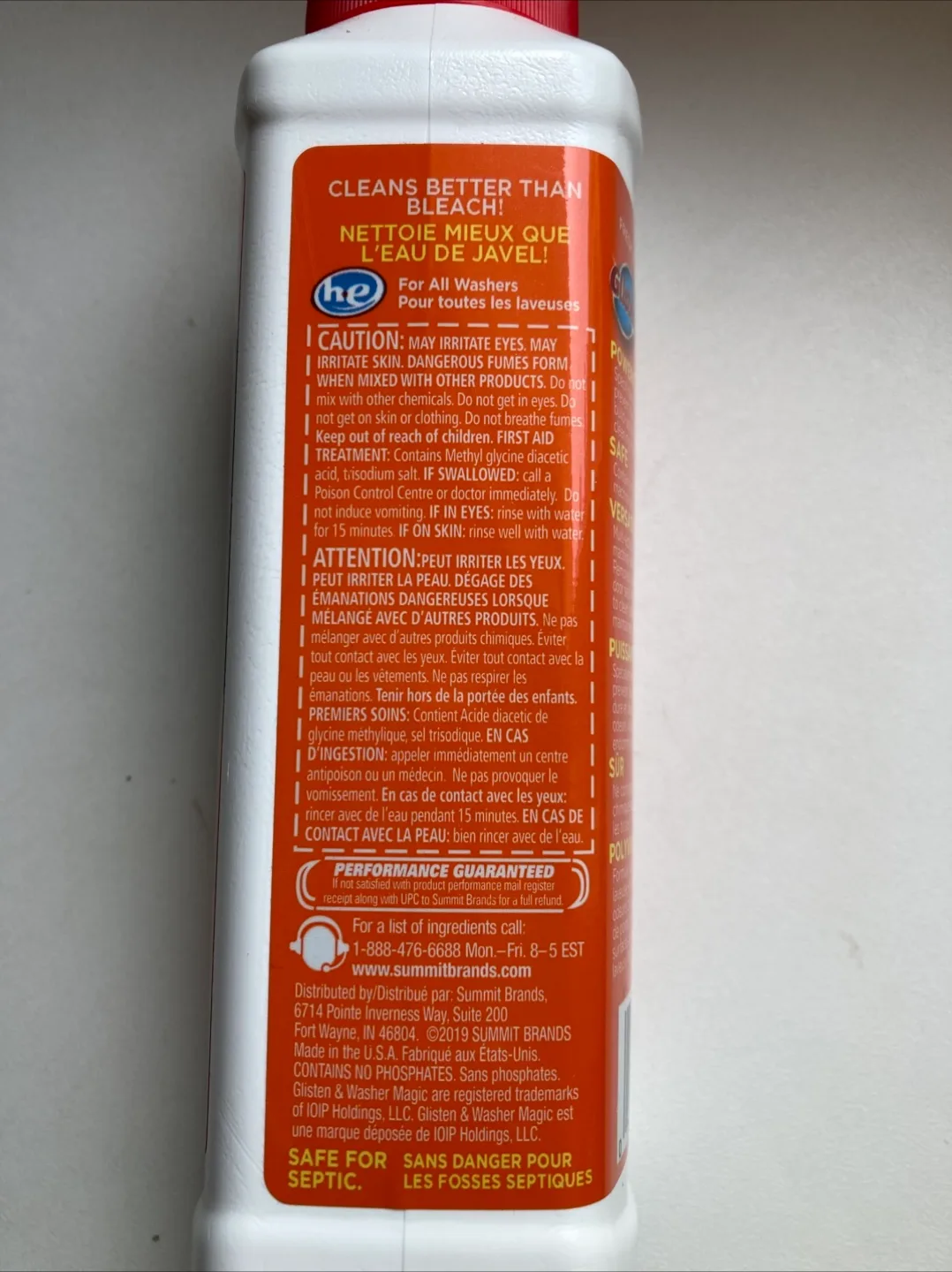 BNIP Glisten Washing Machine Cleaner image indicator(4)