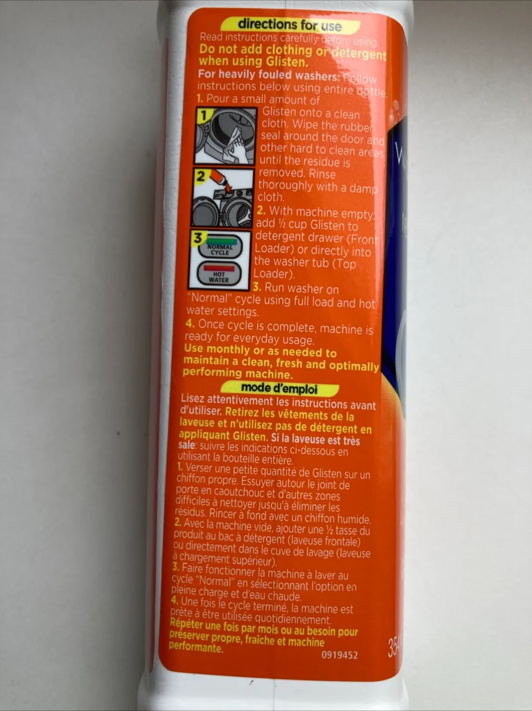 BNIP Glisten Washing Machine Cleaner image indicator(3)