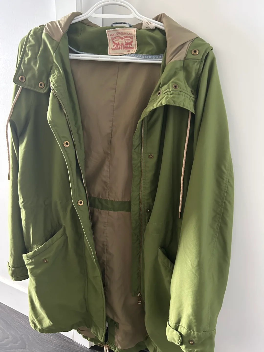 Levi Green Jacket 2layers image indicator(3)
