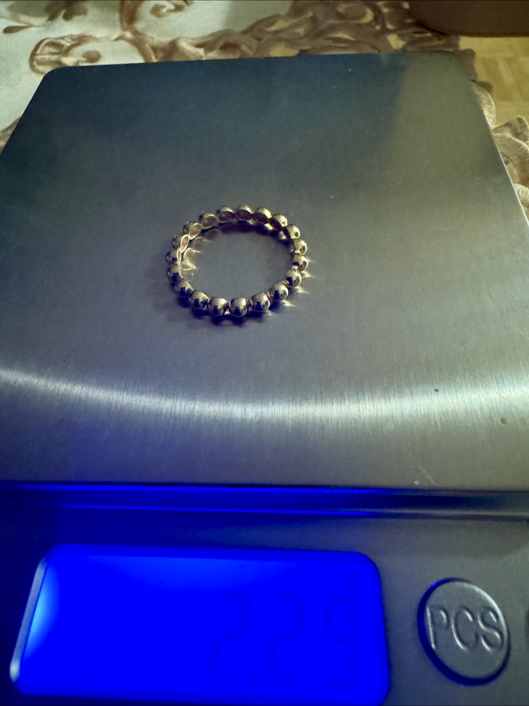 Beaded Ring 2.29 Grams