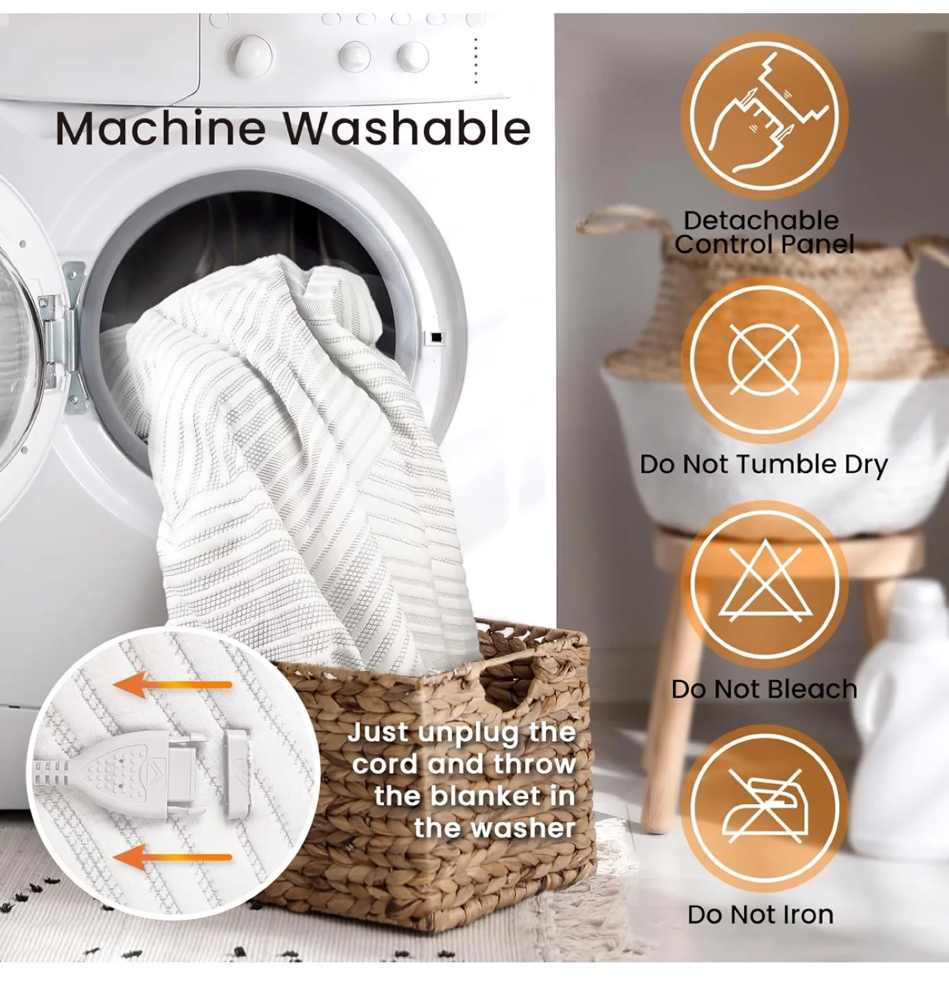 Blunique King Size Heated Blanket image indicator(8)