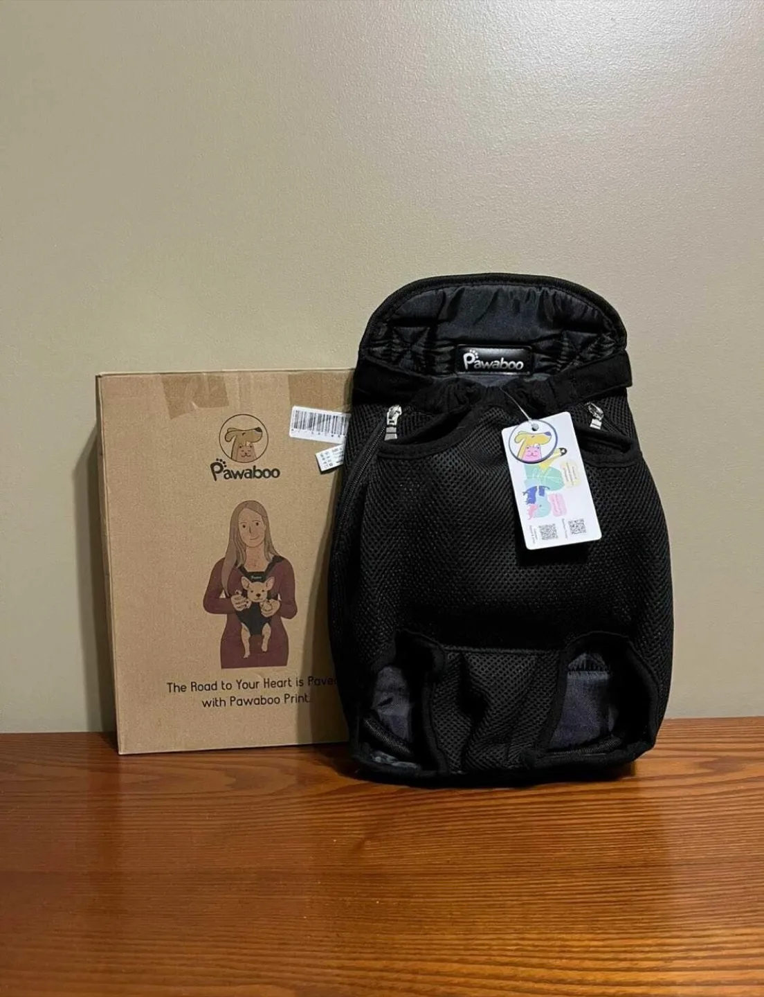 PAWABOO PET CARRIER BACKPACK (Size Large) thumbnail