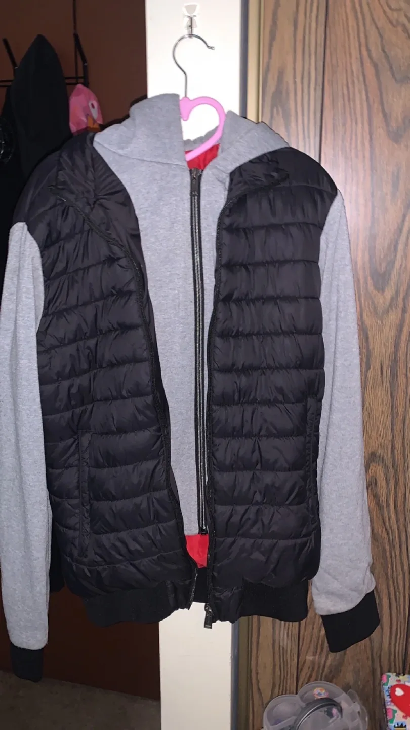 Guess Black and Gray Jacket thumbnail