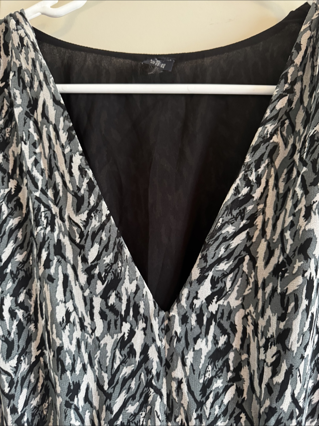 Black and White Patterned Dress - photo 4