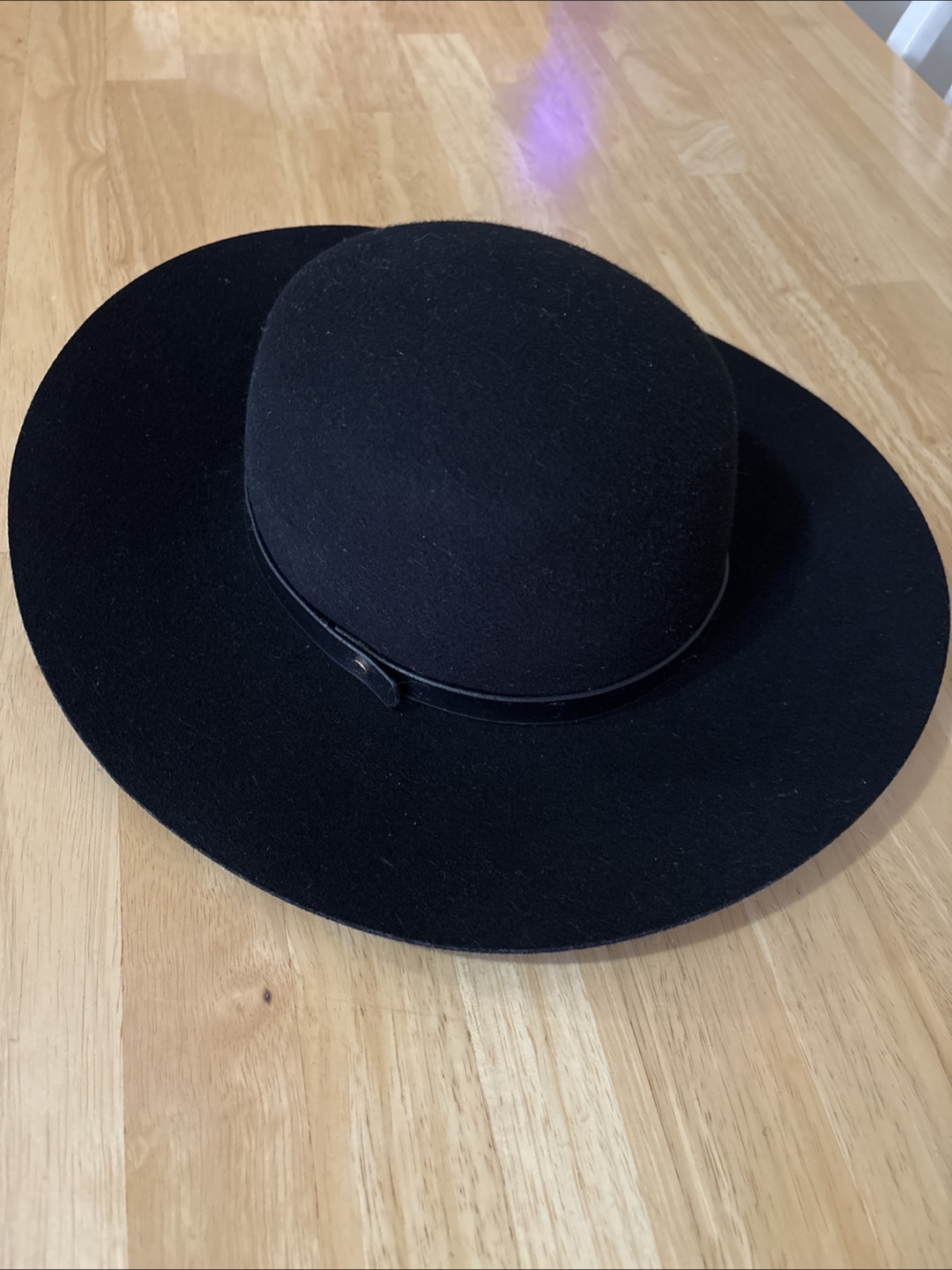 H&M Black Wide-Brim Hat