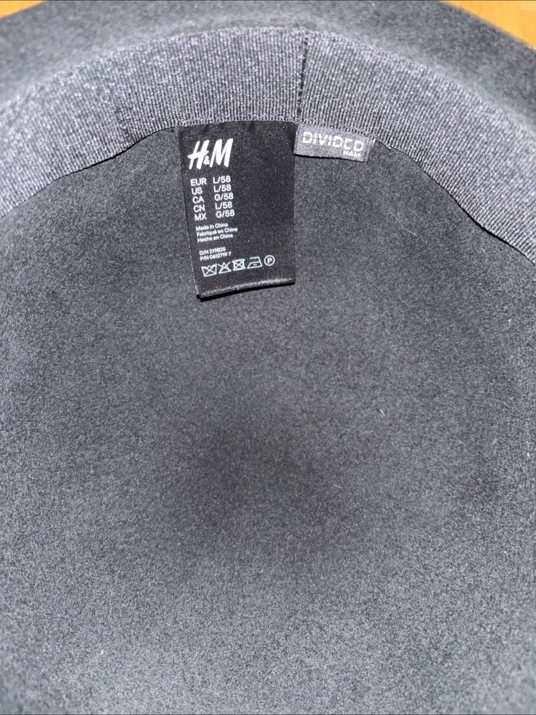 H&M Black Derby Hat image indicator(2)
