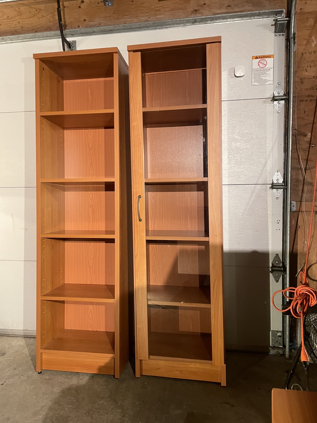 Set of Tall Wooden Bookcases - photo 4