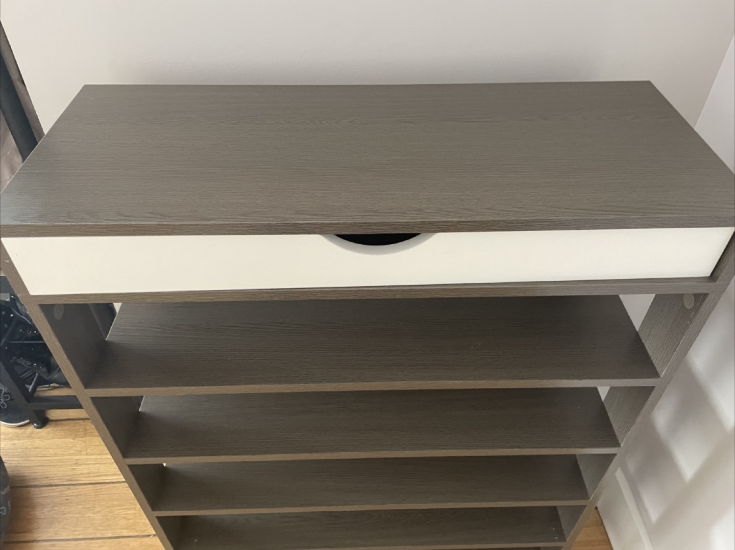6-Shelf Shoe Rack with Drawer - photo 5