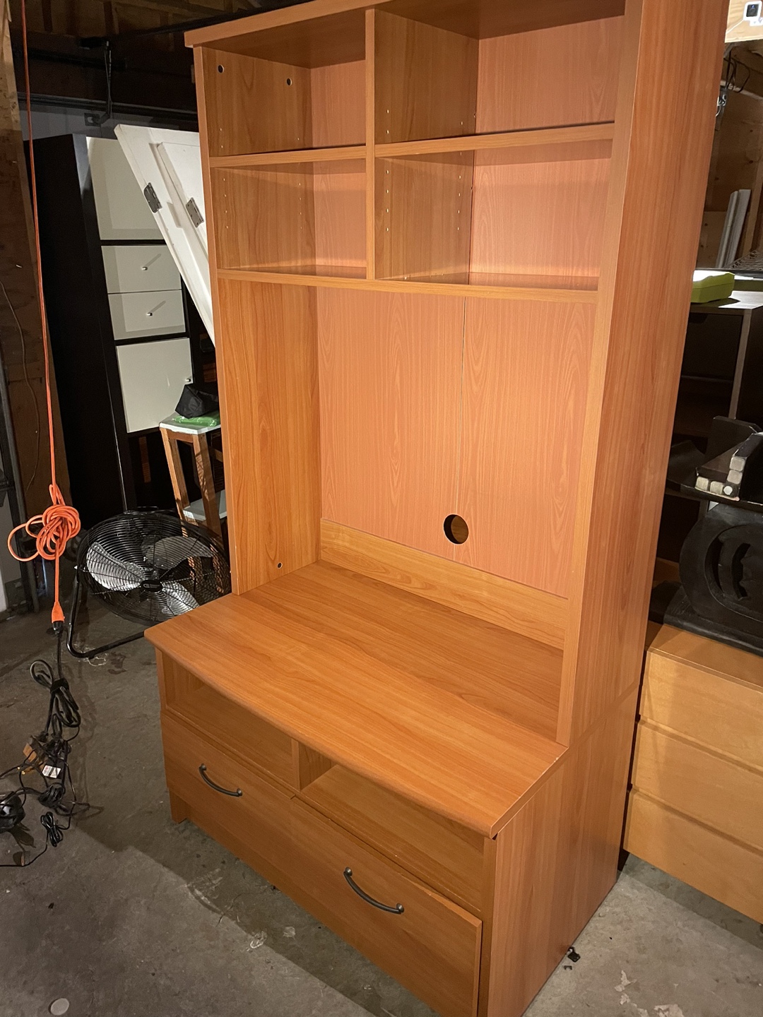 Wooden Entertainment Center - photo 3