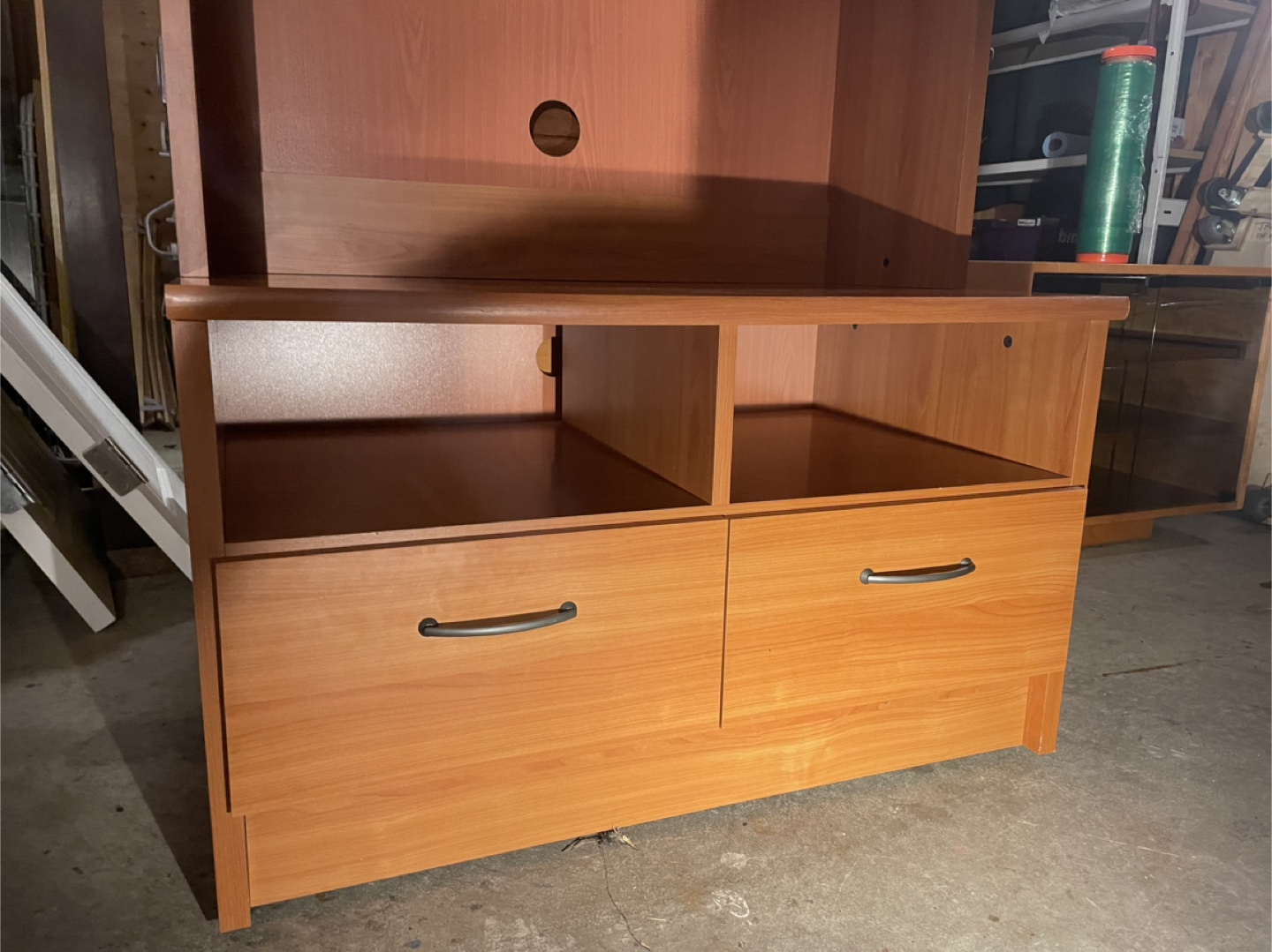 Wooden Entertainment Center - photo 4