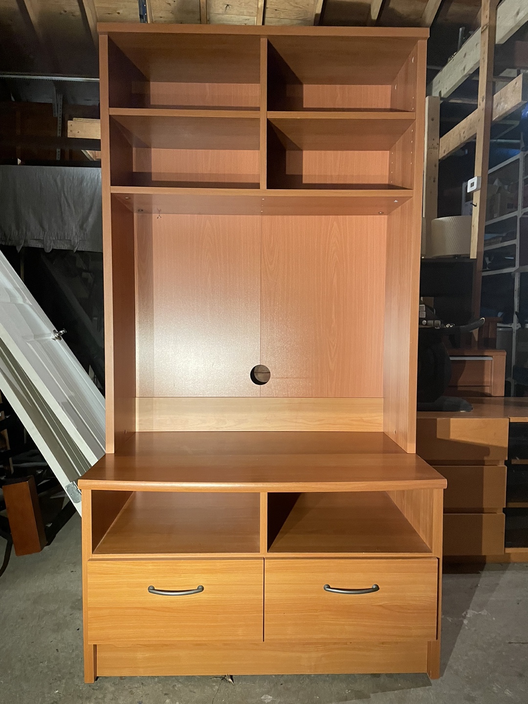 Wooden Entertainment Center
