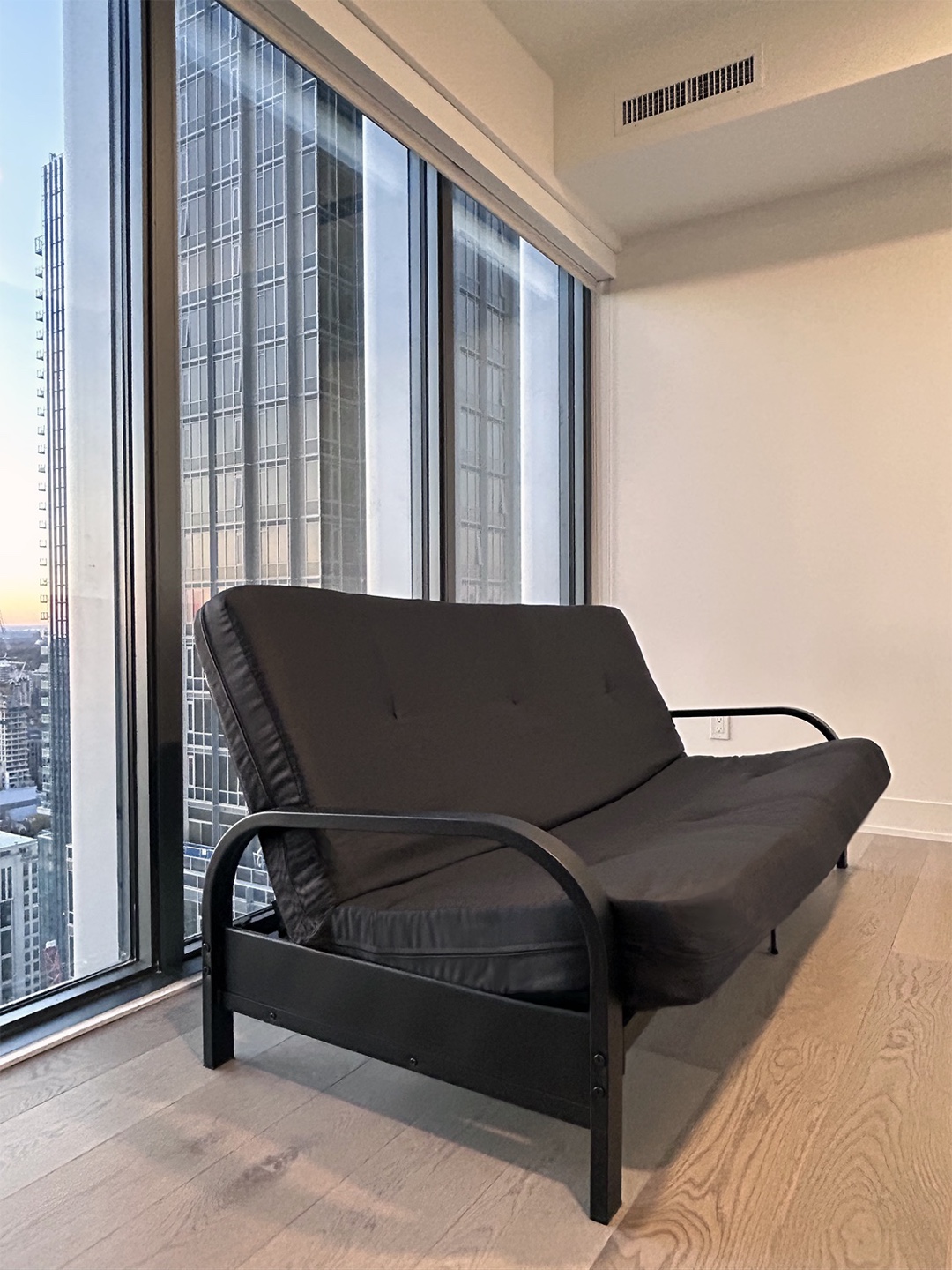 Futon (Sofa/Bed) - Dark Grey