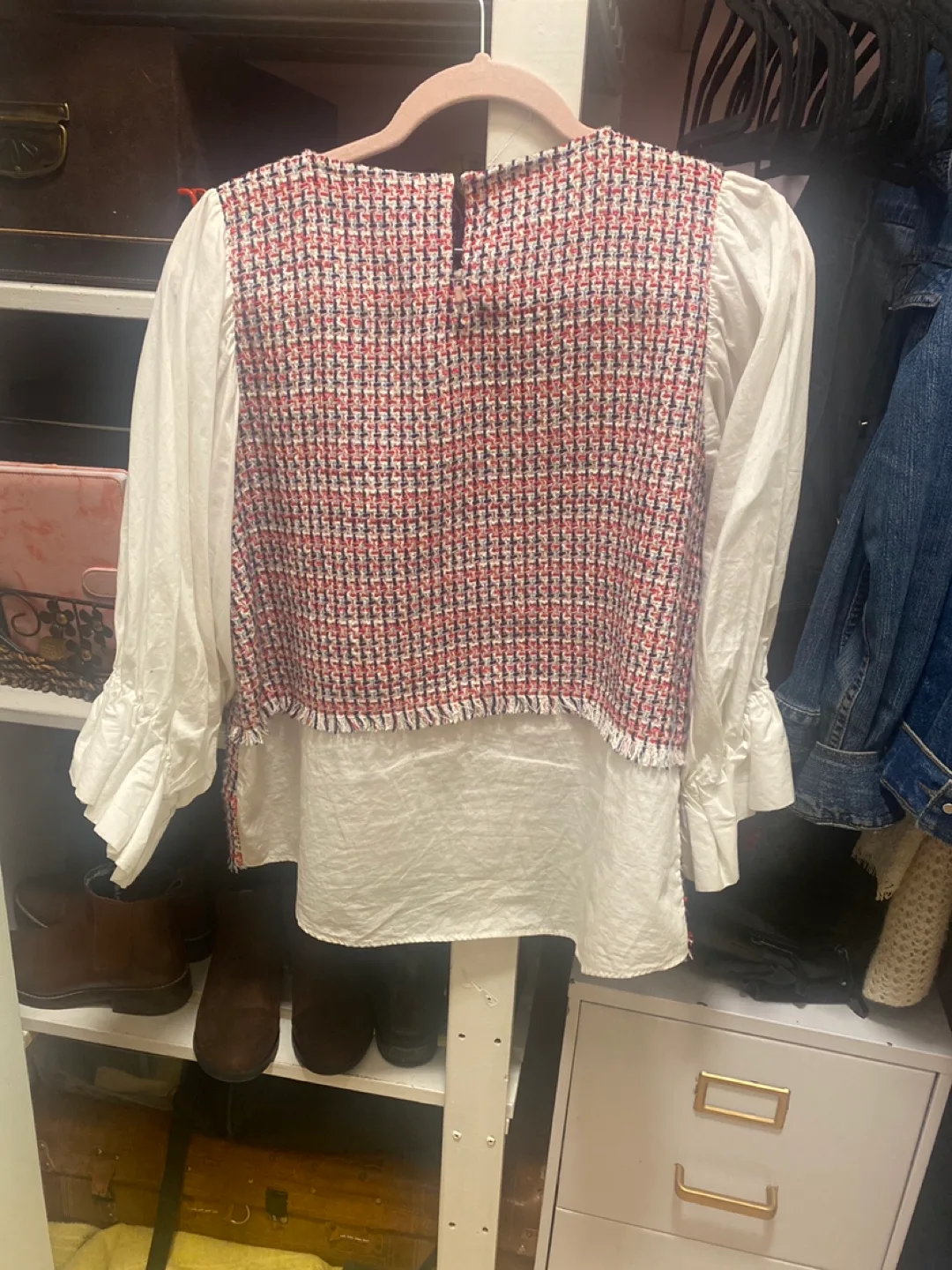 Zara Tweed Top image indicator(2)