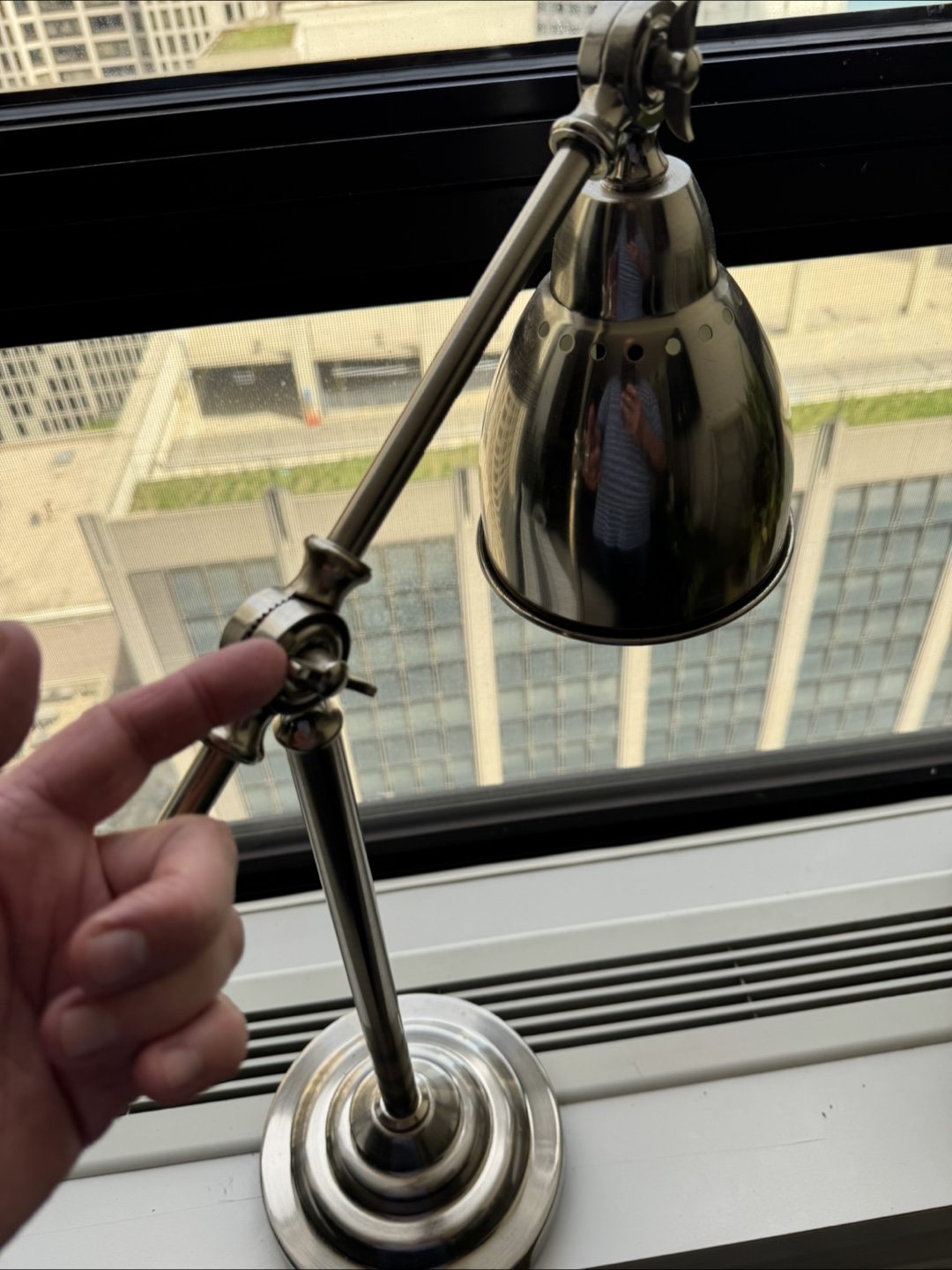Adjustable Stainless Steel Desk Lamp - photo 2