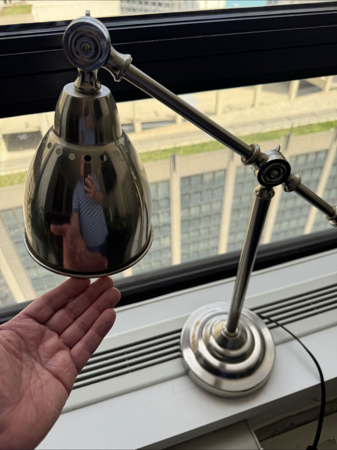 Adjustable Stainless Steel Desk Lamp