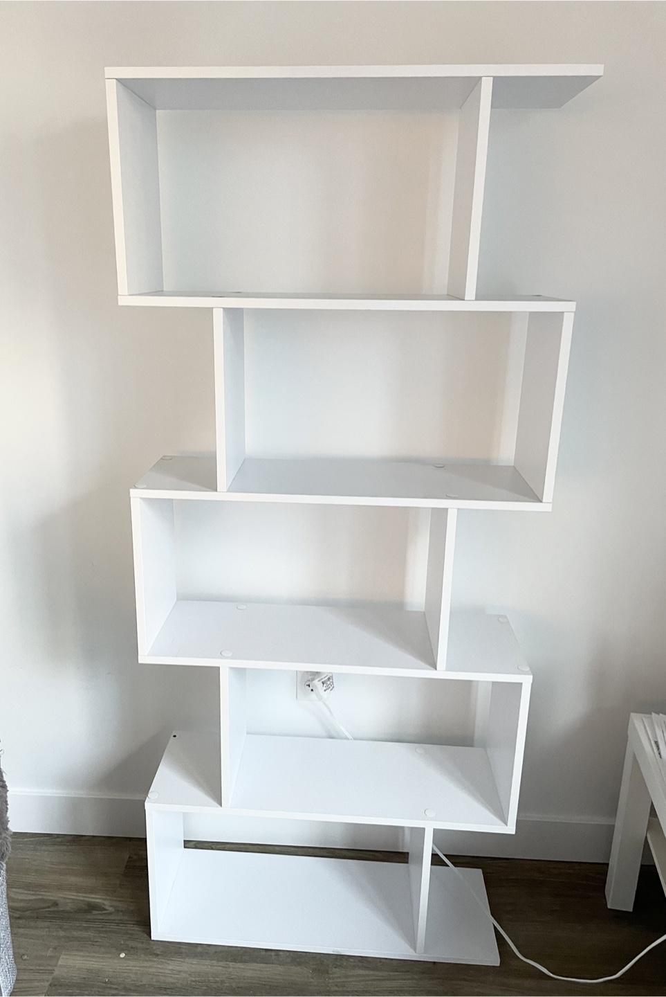White Abstract Bookshelf