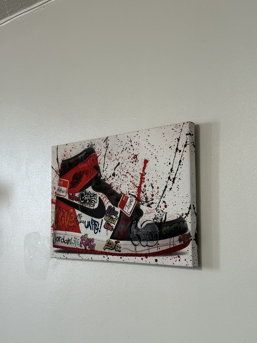Air Jordan 1 Art Canvas