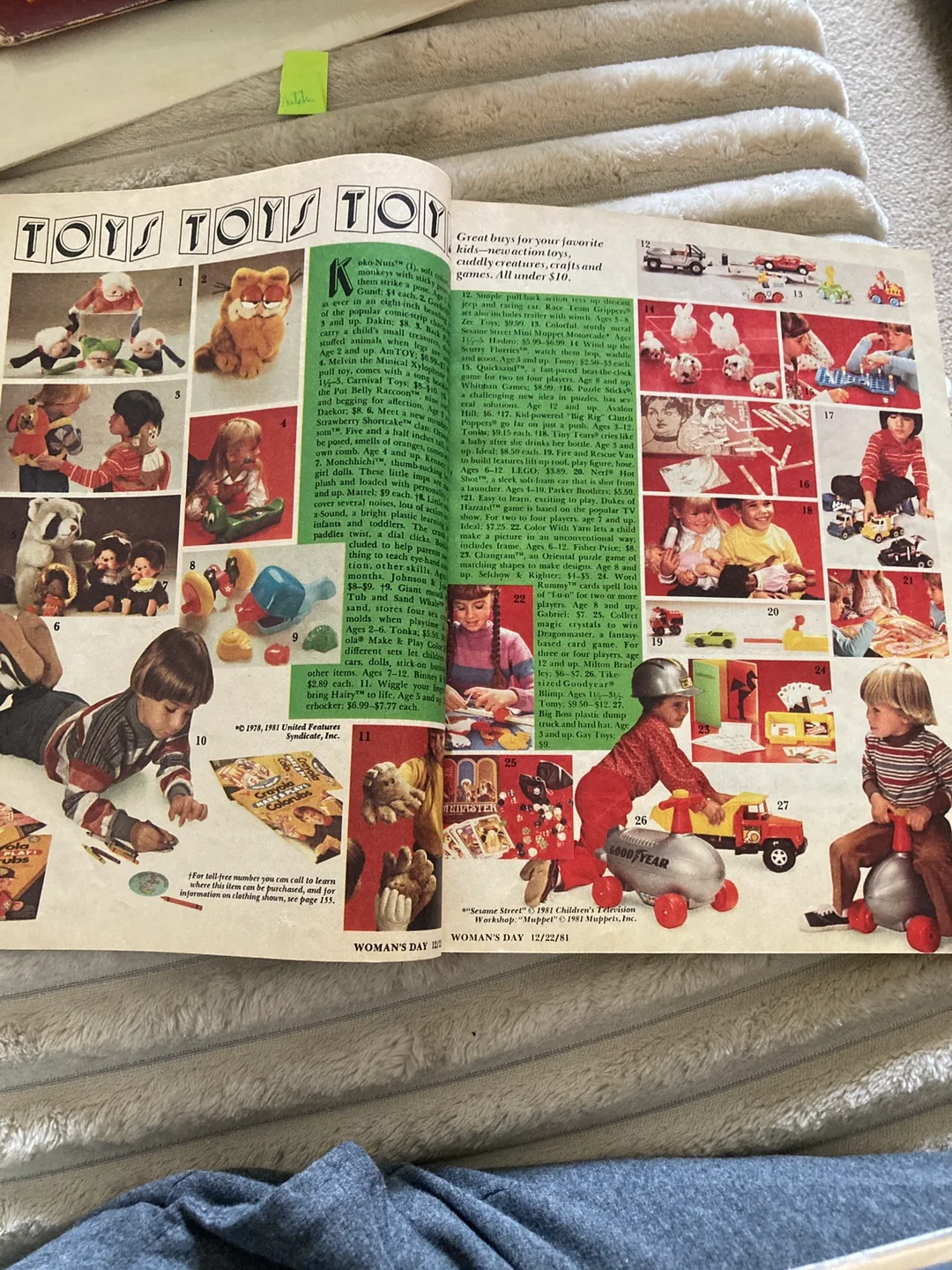 Vintage 1981 Woman Day Magazine image indicator(3)