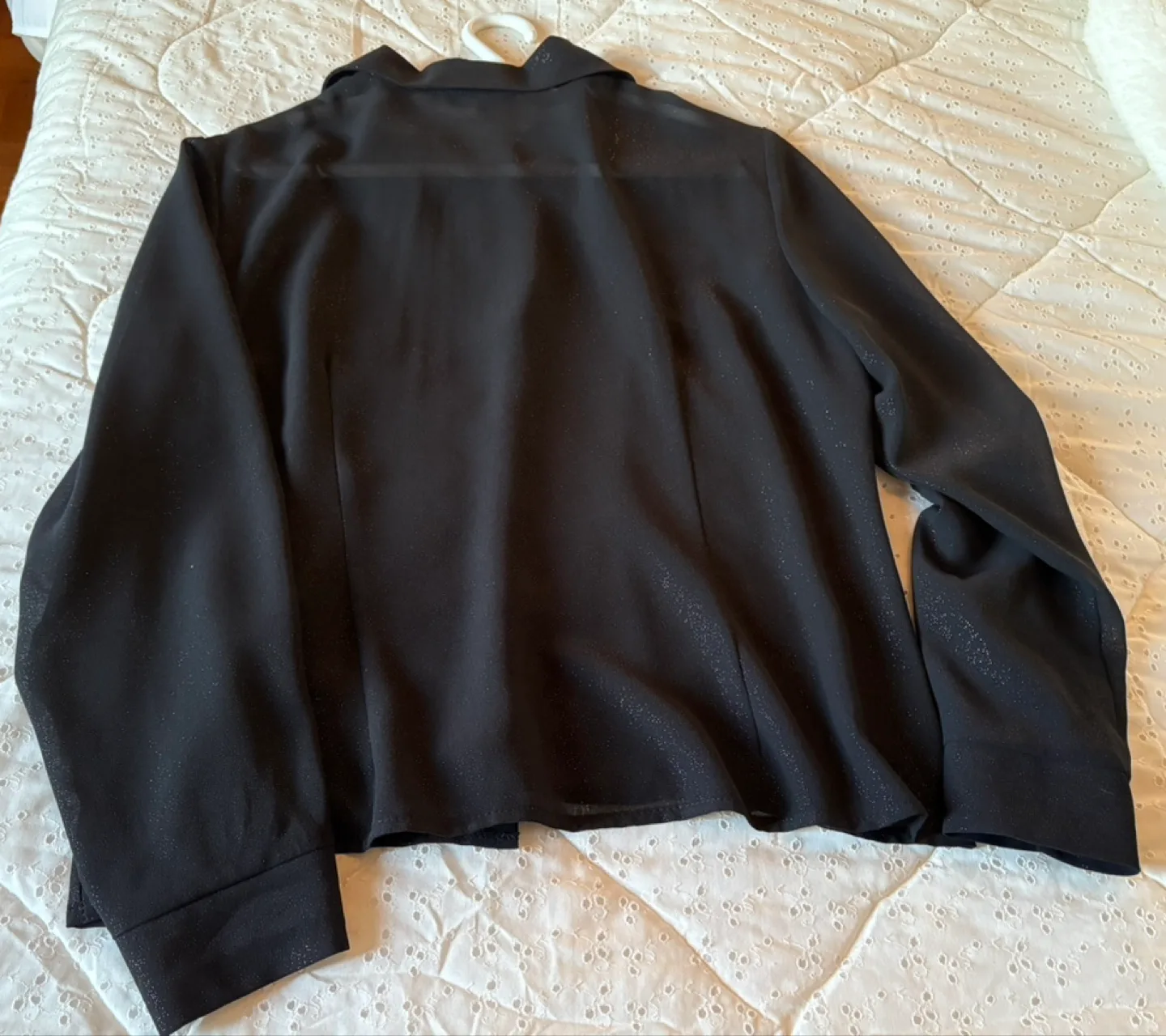 Black button-up blouse image indicator(2)