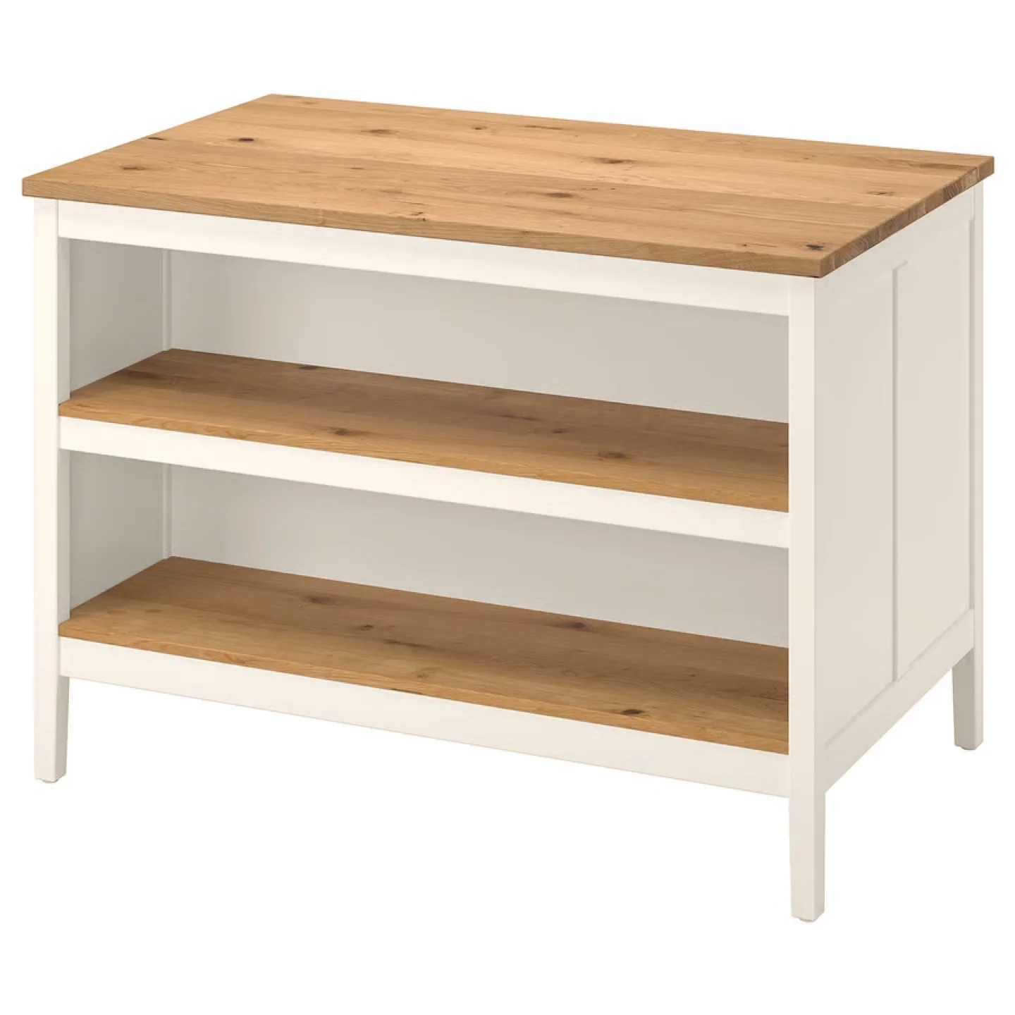 Ikea TORNVIKEN Kitchen island, off-white/oak thumbnail