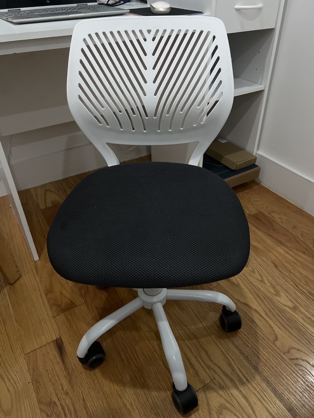 White and Black Office Chair