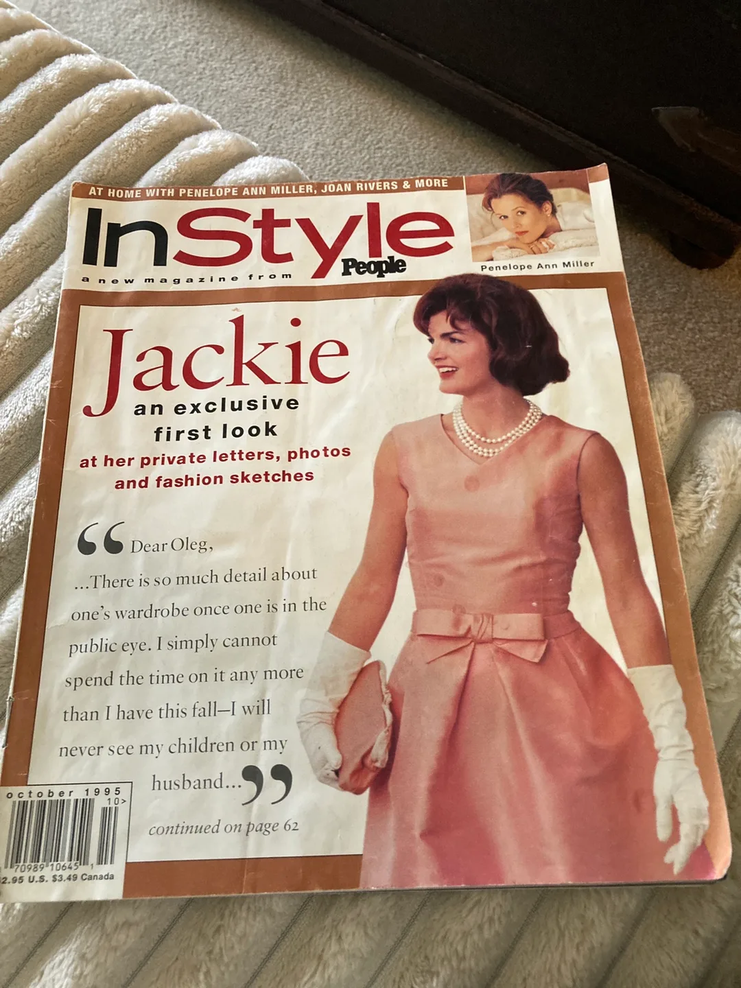 Vintage In Style magazine 1995 featuring Jackie