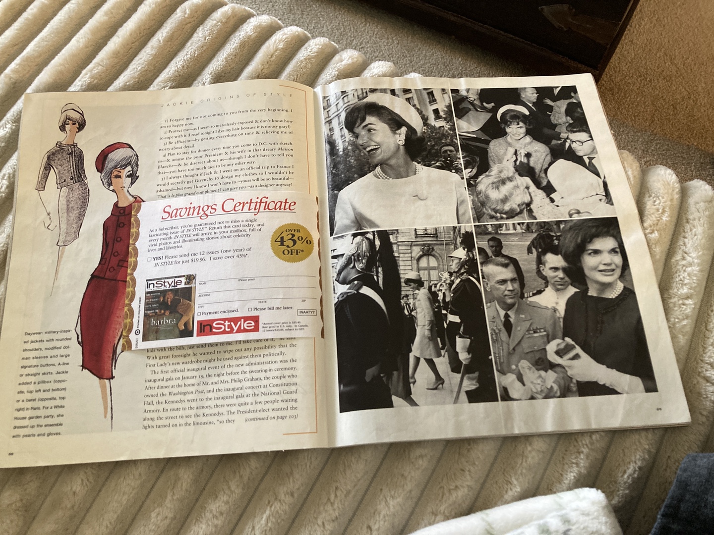 Vintage In Style magazine 1995 featuring Jackie - photo 2